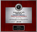 American Most Honored Proffessional Award